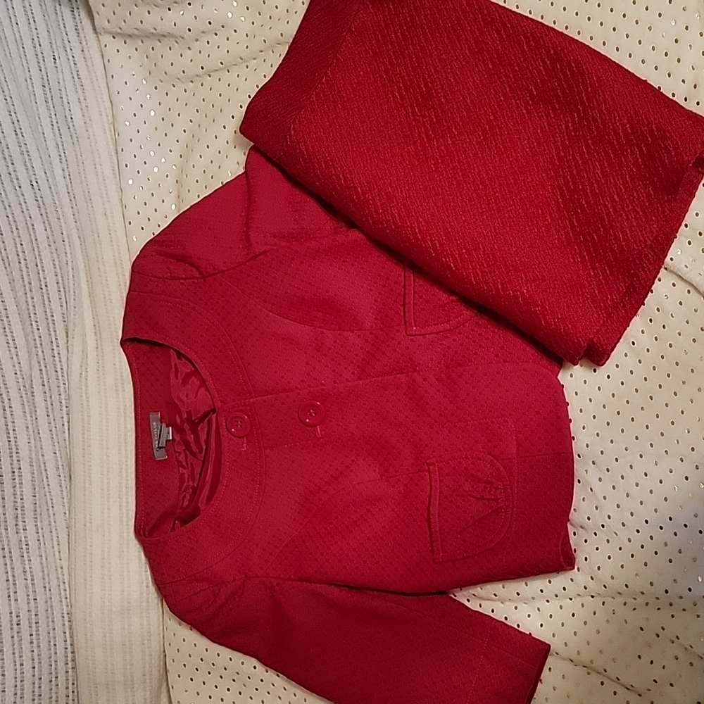 Ann Taylor dress jacket with banana Republic skirt